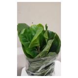 30" Little Artificial Fiddle Leaf Fig Tree/Faux Ficus Lyrata for Home Office Decoration