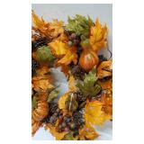 Fall Wreath, Approximately 19" Diameter