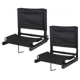 ZENY Folding Stadium Seats for Bleachers With Portable Shoulder Straps