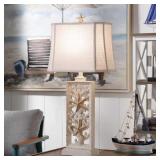 StyleCraft South Cove Weathered Cream Starfish Table Lamp -Retail $102.99