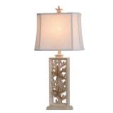 StyleCraft South Cove Weathered Cream Starfish Table Lamp -Retail $102.99