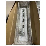Briarwood 5-Light Bleached Oak Linear Island Chandelier Light - 38 in x 10 in x 9 in -Retail $299.00