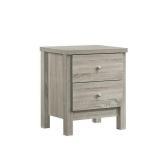 The Picket House Furnishings Cian 2 Drawer Nightstand Grey Retail: $149.99
