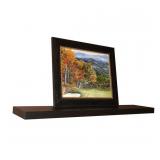 InPlace Floating Wall Shelf, Espresso, 48 in W x 10 in D x 2 in H -Retail $30.88