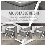 Qaba Bassinet Baby Folding and Adjustable Retail: $116.99