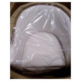 Nylah PU Swivel Club Chair Ivory -Retail $350.99