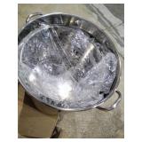 53Qt - Stainless Steel Stock Pot with Steamer Basket - Retail:$109.99