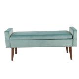 Carson Carrington - Grimsey Velvet Storage Bench - Retail:$189.99