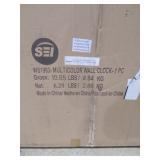 Southern Enterprises Multicolor Wall Clock - Retail:$129.99