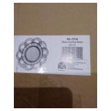 Household Essentials - Scallop Resin Round Decorative Black Framed Mirror - Retail: $39.04