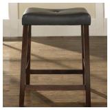 Crosley Furniture - Upholstered Saddle Seat Bar Stools - Retail:$95.49