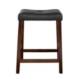 Crosley Furniture - Upholstered Saddle Seat Bar Stools - Retail:$95.49