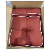 Outdoor/ Indoor 4-Piece Wicker Seat Cushion Set for Patio Furniture - Retail:$94.99