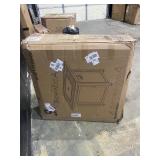 Slat Top Gas Fire Pit Table 50,000 BTU  Gas Fire Pit - Black - Retail:$439.99