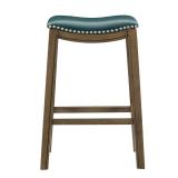 Whitby Saddle Seat Barstool - Green - Bar height - Retail: $106.99