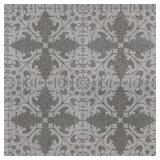 SomerTile Farnese Molise Grafito 11.5" x 11.5" Porcelain Floor and Wall Tile - Case 11 Tiles -Retail $176.49
