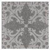 SomerTile Farnese Molise Grafito 11.5" x 11.5" Porcelain Floor and Wall Tile - Case 11 Tiles -Retail $176.49