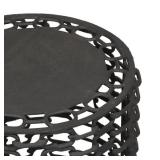 Fenelon Modern Handcrafted Aluminum Accent Table by Christopher Knight Home -Retail $86.27