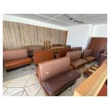 HUGE Lot of Restaurant Booths - One Bid Takes ALL!