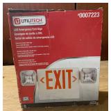 Utilitech LED Emergency Exit Sign - NEW IN BOX!