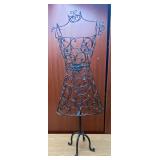 Black Dress Form on Stand