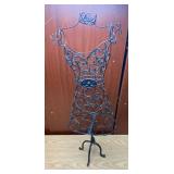 Black Dress Form on Stand