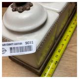 Heavy Fancy Kitchen Canister Set with Metal Holder