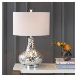 Jonathan Y Emilia Mirrored Mosaic Led Table Lamp
