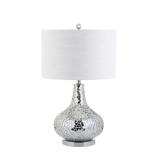 Jonathan Y Emilia Mirrored Mosaic Led Table Lamp