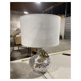Jonathan Y Emilia Mirrored Mosaic Led Table Lamp