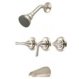 Shower hardware, Nickel Finish Retail:$119.49