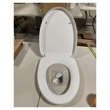 18 1/2in white toilet seat