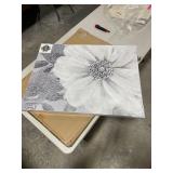 Graham & Brown Grey Bloom Canvas Print