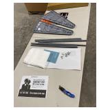 Humble Crew Saturn Grey Kids Bookshelf 4 Tier Book Organizer