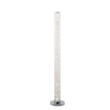 49in LED Minari Clear Column Floor Lamp, 12V-360Pcs Exposed Rope