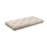 Organic - Crib Mattress by Ecus Kids Made with GOTS Certified Ecological Cotton  2-Stage Firmness, Breathable, Non-Toxic, Standard Size Design FDA Listed Product