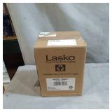 Lasko 754201 Small Portable 1500W Electric Ceramic Space Heater with Tip-Over Safety Switch, Overheat Protection, Thermostat and Extra Long 8-ft Cord for Indoor Ho, 9.2 x 7 x 6 inches, Dar