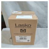 Lasko 754201 Small Portable 1500W Electric Ceramic Space Heater with Tip-Over Safety Switch, Overheat Protection, Thermostat and Extra Long 8-ft Cord for Indoor Ho, 9.2 x 7 x 6 inches, Dar
