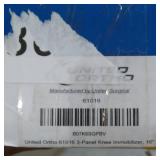 UNITED ORTHO 61016 3-PANEL KNEE IMMOBILIZER, 16"