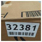 FABRIC STORAGE BASKETS FOR SHELVES 2PACK , LARGE COLLAPSIBLE STORAGE BASKETS FOR ORGANIZING, DECORATIVE BASKETS BIN SETS W/ HANDLES , WHITE & GREY, 15X 11X9.5IN