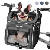 BARKBAY OUTDOOR PET GEAR, PET CARRIER FOR BICYCLE, PET SAFETY, - GREY