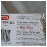 Keter City Box, 30 Gallon Deck Box, Resin Lawn & Garden Storage, Brown