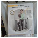 KIDCO BAMBOO ANGLE HARDWARE MOUNT SAFEWAY GATE