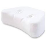 PURECOMFORT SIDE SLEEPING PILLOW , HEIGHT ADJUSTABLE, EAR PAIN RELIEF, CPAP PILLOW, WRINKLE PREVENTION, MEMORY FOAM, W/ SOFT BAMBOO COVER