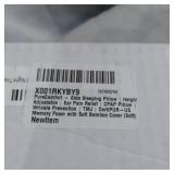 PURECOMFORT SIDE SLEEPING PILLOW , HEIGHT ADJUSTABLE, EAR PAIN RELIEF, CPAP PILLOW, WRINKLE PREVENTION, MEMORY FOAM, W/ SOFT BAMBOO COVER