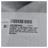 PURECOMFORT SIDE SLEEPING PILLOW , HEIGHT ADJUSTABLE, EAR PAIN RELIEF, CPAP PILLOW, WRINKLE PREVENTION, MEMORY FOAM, W/ SOFT BAMBOO COVER