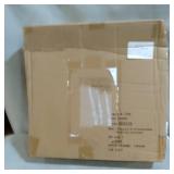 CREATIVE CO - OP, 15" ROUND X 18 - 1/2" H DECORATIVE WOOD 2- TIER TRAY, CREAM, ITEM# EC0125