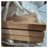 3 TIER HANGING SHELF , BROWN