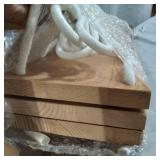 3 TIER HANGING SHELF , BROWN