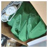 TWINKLE STAR CHRISTMAS INFLATABLE LIGHTED XMAS TREE W/ SANTA CLAUS & DOG, 7FT